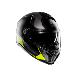 Kask Szczękowy AGV Tourmodular Perception Czarny/Żółty-Fluo Mat
